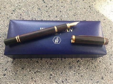 Rare Waterman Man Fontainebleau Wood Fountain Pen Catawiki