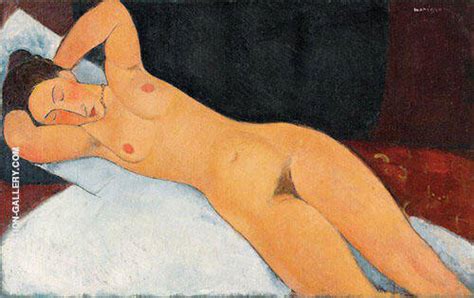 Nude With Necklace 1917 By Amedeo Modigliani Oil Painting Reproduction