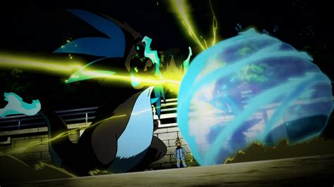 Ash Greninja And Mega Charizard Clash By Pokemonsketchartist On Deviantart