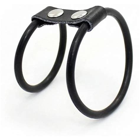 Lingerie sexy homme Wunhope Homme Gay Anneaux de pénis en médical Silicone 2 Anneau Anneau