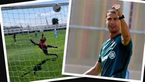 Vidéo Cristiano Ronaldo Martyrise Un Gardien De La Juventus Turin à L