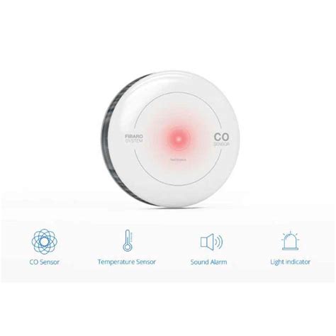 D Tecteur De Monoxyde De Carbone Z Wave Fibaro Co Sensor