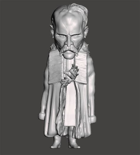 nosferatu count orlok  big head obj file   printingcults
