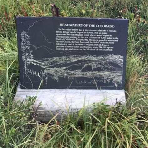 Headwaters of the Colorado River in Trail Ridge, CO - Virtual Globetrotting