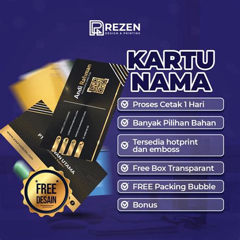 Jual Cetak Kartu Nama Free Desain Custom Ucapan Member Undangan Voucher