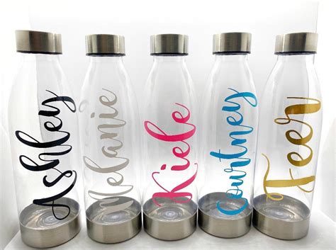 Stainless Steel Name Waterbottle Personalized Name Waterbottle