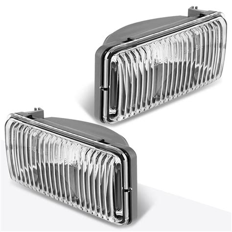 For 98 04 Chevy S10 Blazer Oe Style Clear Lens Front Bumper Fog Light Lamp Pair Ebay