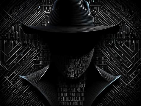 Premium Photo | Black hat hacker on a Computer Network Big Data entry