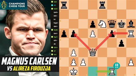 MAGNUS CARLSEN VS ALIREZA FIROUZJA Julius Baer Generation Cup 2023