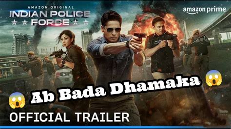 Indian Police Force Season Trailer Hindi Rohit Shetty Siddharth