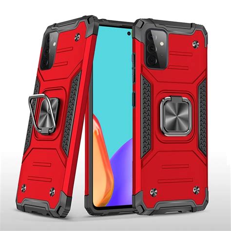 Case For Samsung Galaxy A G Armor Hybrid With Ring Holder Kickstand