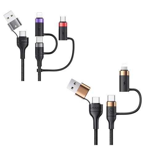 Amazon Yousams Pd W Usb C Multi Fast Charging Cable Ft Ft