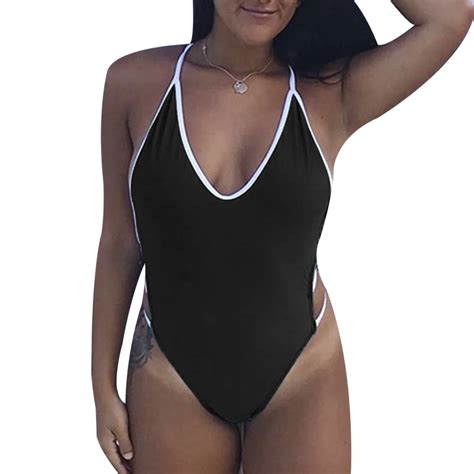 2018 Sexy Bodysuit Summer Women Backless Elastic Jumpsuit Rompers