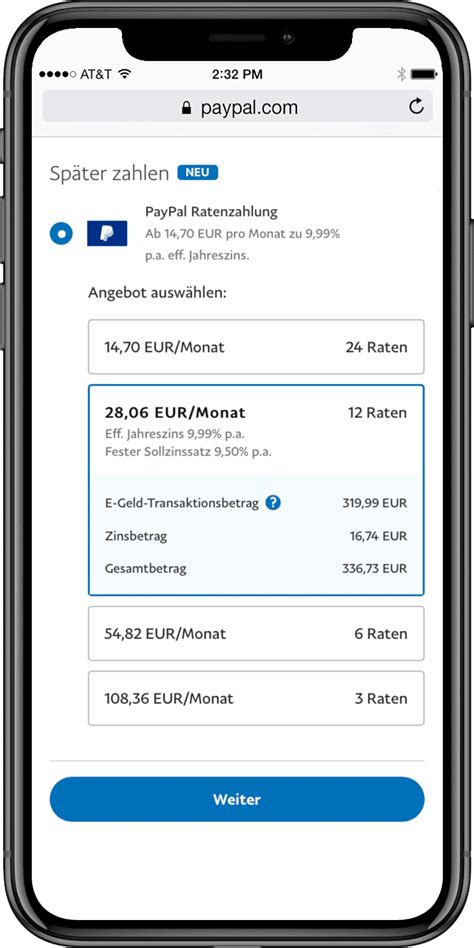 Paypal Ratenzahlung Auf Raten Kaufen Paypal De