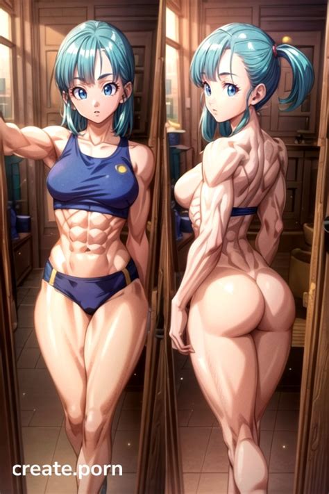 Rear View Split Screen Bulma Dragon Ball Z Ai Porn