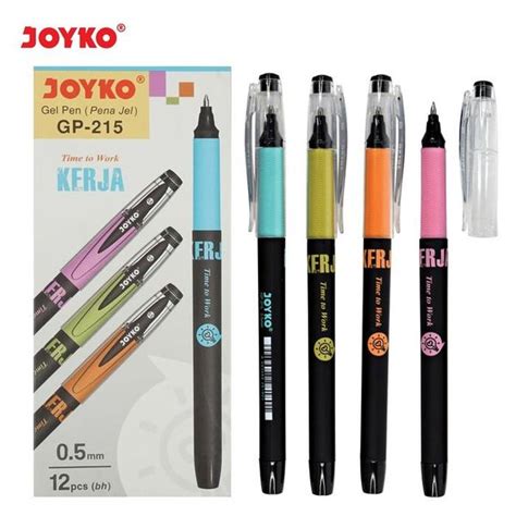 Jual PromoBL Gel Pen Pulpen Pena Joyko GP 215 Kerja 0 5 Mm 1 Box 12 Pcs