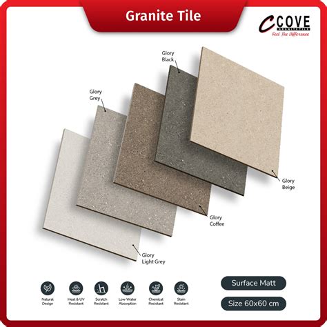 Jual Cove Granite Tile Glory Series 60x60 Granit Matt Lantai Dinding