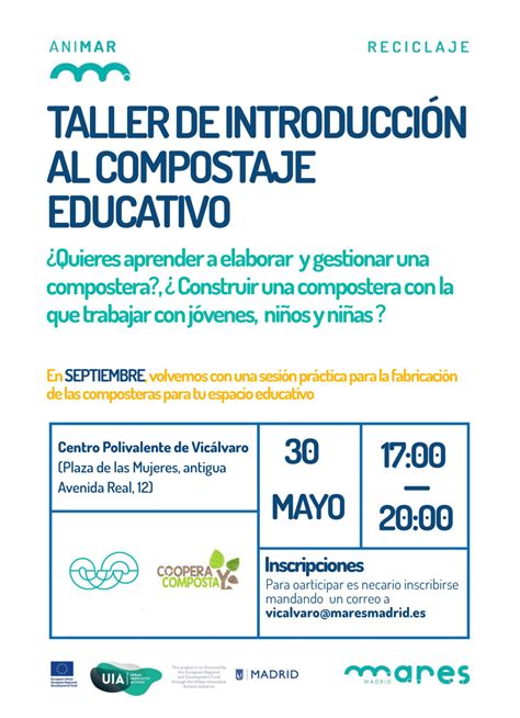 Taller De Introducci N Al Compostaje Educativo Mares Madrid