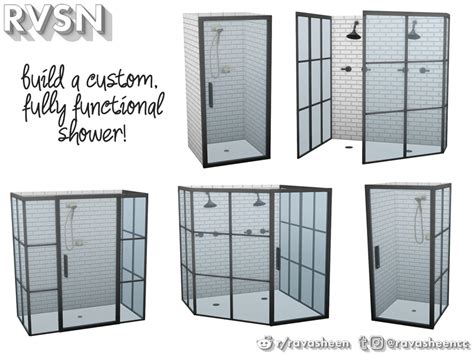 The Sims Resource Keep It Clean Functional Shower Door