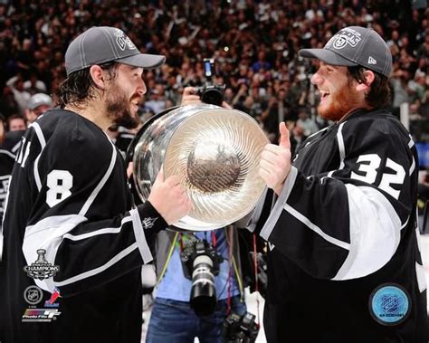 Jonathan Quick and Drew Doughty Los Angeles Kings Stanley Cup Champions ...