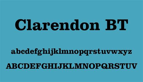 Clarendon Font Free Download