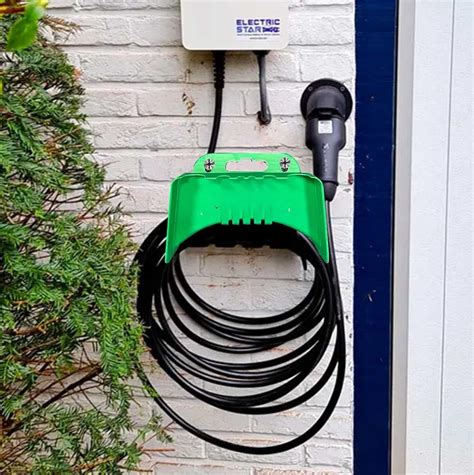 Ev Electric Car Charging Cable Holder Hanger Wall Mounted Storage Hose