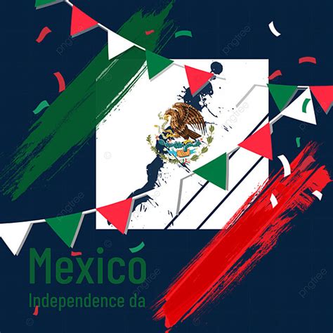 Mexico Independence Day Hd Transparent Watercolor Brush Flag Mexico