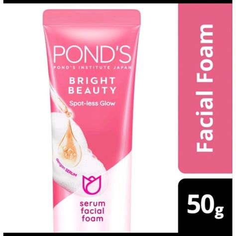 Jual Ponds Facial Foam 50g Bright Beaty Kemasan Baru Shopee Indonesia