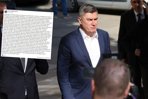 Milanović se opet oglasio na Fejsu sada o BiH Telegram hr