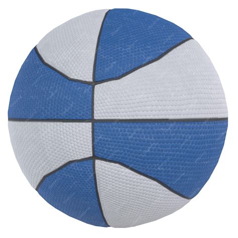 Premium Photo | Blue basketball ball isolated on white background