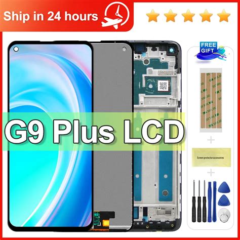 6 81 For Motorola Moto G9 Plus LCD Display Touch Screen Assembly