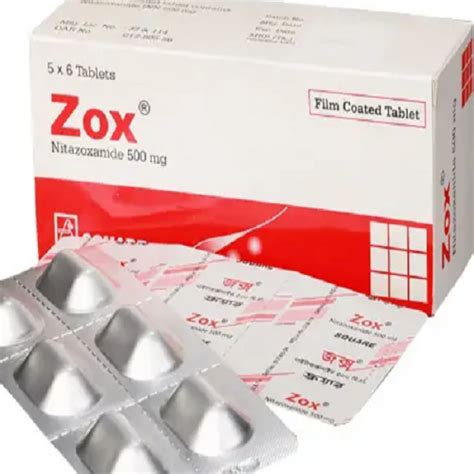 Zox 500mg Tablet Epharma