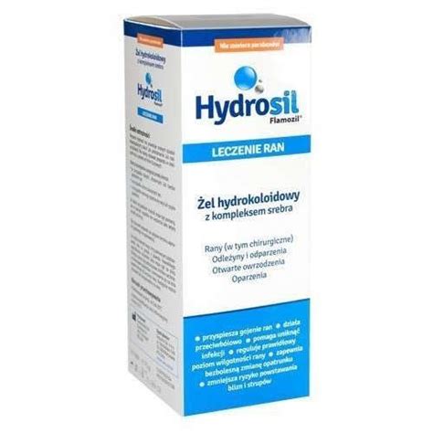 Hydrosil Flamozil leczenie ran żel hydrokoloidowy z kompleksem