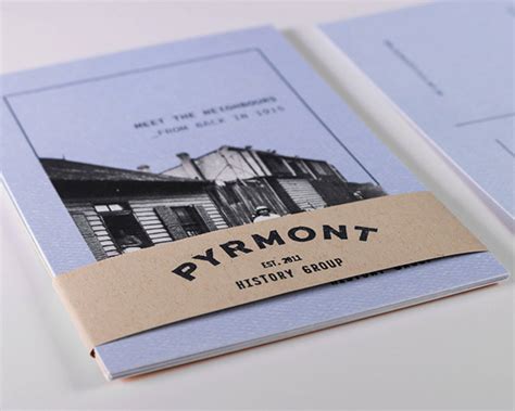 PYRMONT HISTORY GROUP REBRAND on Behance