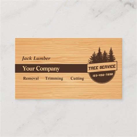 Tree Service Business Cards | Zazzle.com