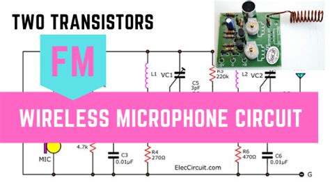 Cordless Microphone Circuit Diagram Microphone Circuit Diagr