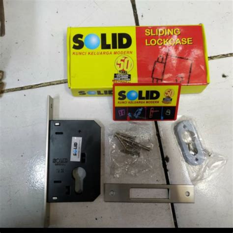 Jual Body Kunci Sliding Solid LC202 DS 40 Lockcase Pintu Geser Solid