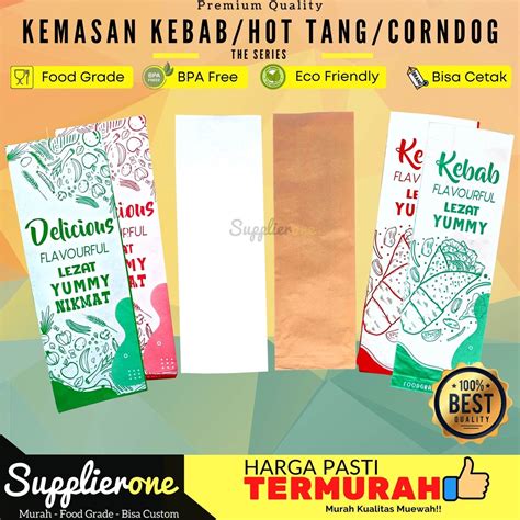 Jual Kemasan Kebab Kemasan Corndog Kemasan Hottang Kemasan Hot