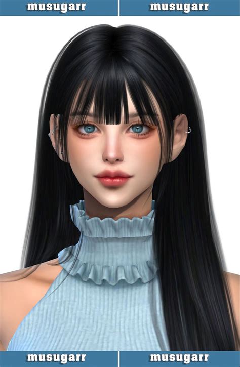 Jessie Sims Dump Preview Musugarr X Maamuang Sims Hair Sims