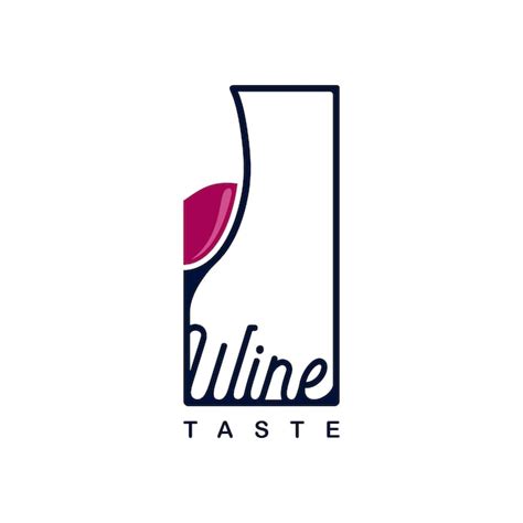 Plantilla de diseño de logotipo de vino ilustración vectorial para