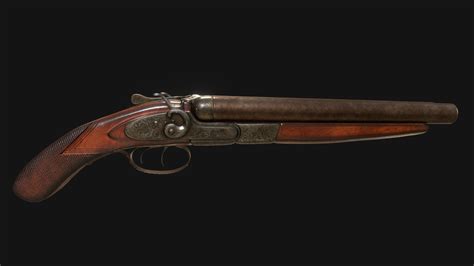 Sawed Off Shotgun 3d Model By Núria Cherta Nyxthart Ab0dd95 Sketchfab