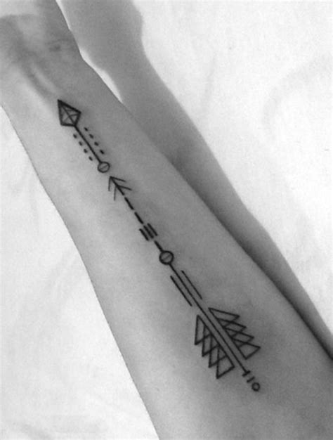 Black arrow tattoo design for girl - Tattooimages.biz