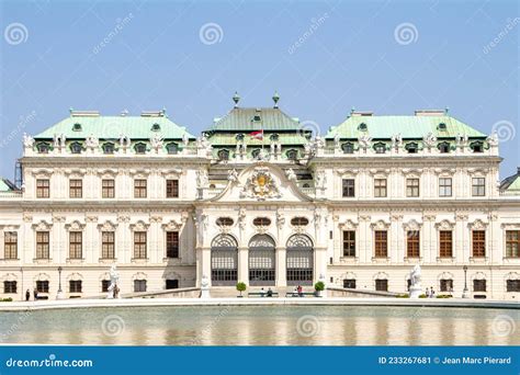 áustria Vienna Ao Palácio De Belvedere Foto Editorial Imagem de museu