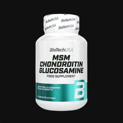 MSM CHONDROITIN GLUCOSAMINE BIOTECH USA 60 CAPS MyFitnessBar