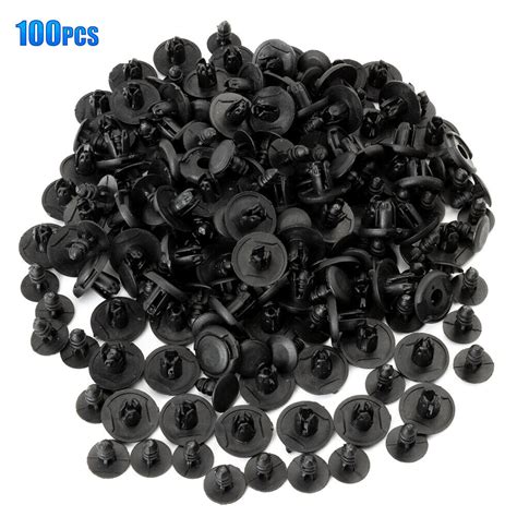 100X Push Type Clip Inner Fender Liner Splash Shield Retainer Fastener