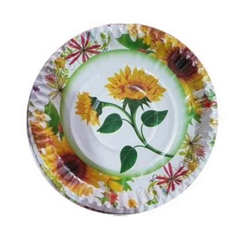 Inch Printed Paper Plate At Patterned Paper Plate In Bengaluru Id