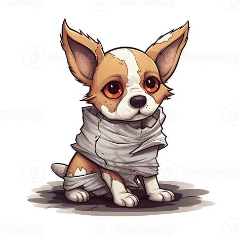 Halloween Mummy Dog Clipart Png Ai Generated 29318157 Png