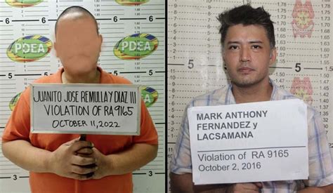 A Tale Of Two Mugshots Remullas Son Vs Actor Mark Anthony Fernandez