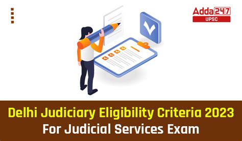 Delhi Judiciary Eligibility Criteria Check Out Age Limit And More