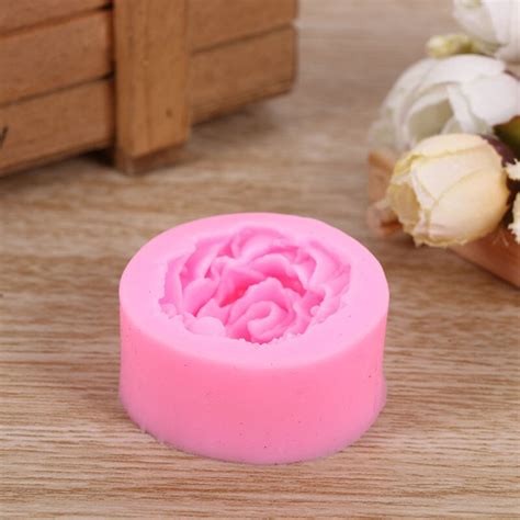 Pcs D Rose Blume Fondant Form Blume Bl Te Rose F Grandado